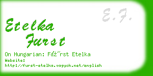 etelka furst business card